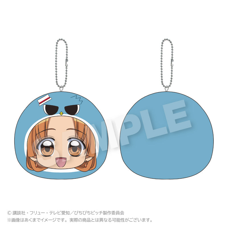 『ぴちぴちピッチ』まるめいつクッションキーホルダー 星羅