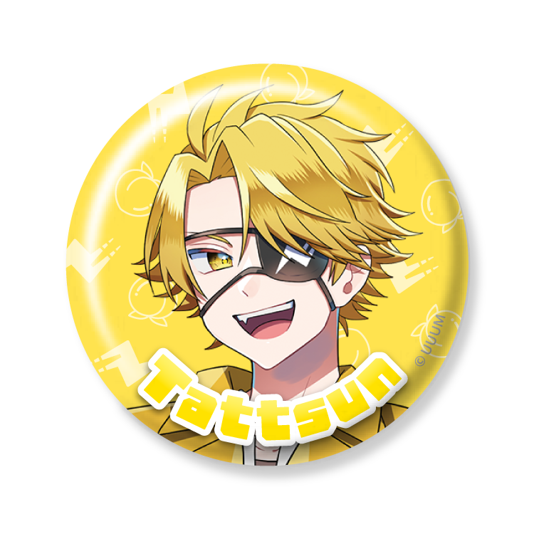 たっつん 缶バッジ 50個 結心 カラフルピーチ』からぴちコレクション Vol.1 缶バッジ(たっつん