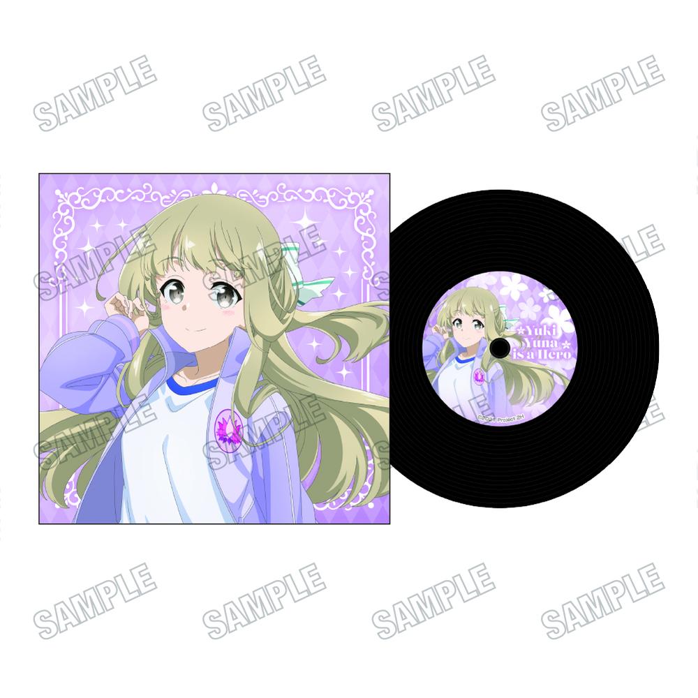 『結城友奈は勇者である』描き下ろしレコード風コースター【勇気のバトン展ver.】6乃木園子
