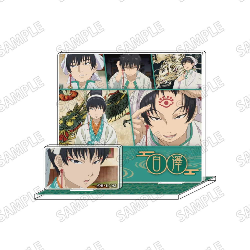 新品★鬼灯の冷徹【茄子】アニカフェ★アクリルスタンド＆缶バッジ★3点セット 新品☆鬼灯の冷徹【茄子】アニカフェ☆アクリルスタンド＆缶