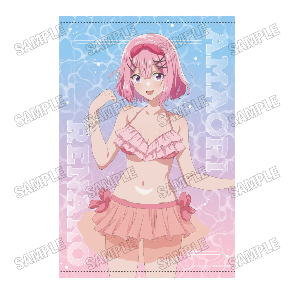 『わたしが恋人になれるわけないじゃん、ムリムリ!(※ムリじゃなかった!?)』描き下ろしB2タペストリー【水着ver.】1甘織れな子