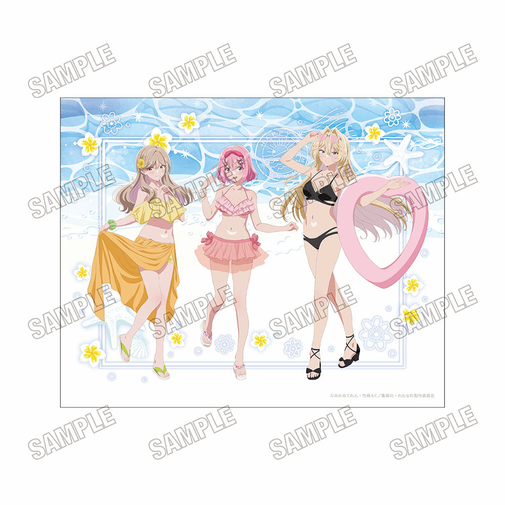 『わたしが恋人になれるわけないじゃん、ムリムリ!(※ムリじゃなかった!?)』描き下ろしキャンバスアート【水着ver.】