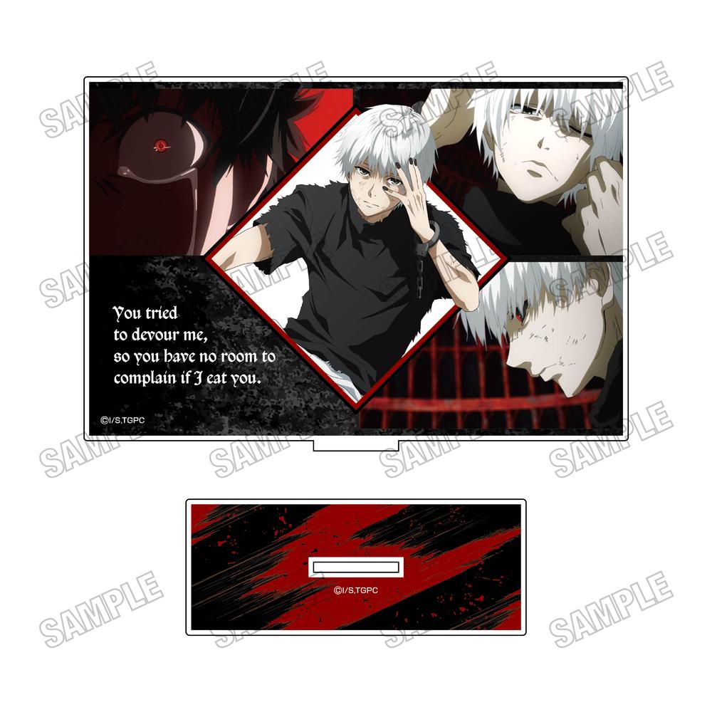 「東京喰種トーキョーグール」缶バッジ、アクリルスタンド (※バラ売り不可) グッズ-バッチ】TVアニメ『東京喰種トーキョーグール』 描き
