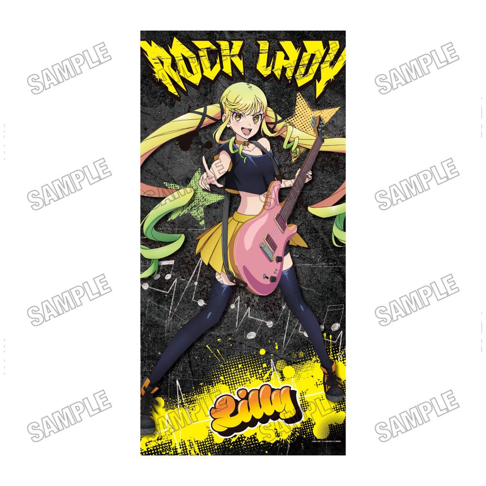 『ロックは淑女の嗜みでして』描き下ろし等身大タペストリー1鈴ノ宮りりさ