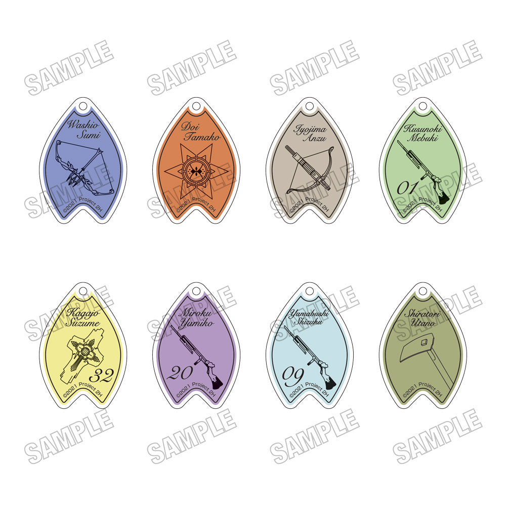 新品未開封 はなゆかば アクリルブロック 抽プレ Chara 2023 12月号 イベント・BOL限定】Z/X -Zillions of enemy X- アクリル