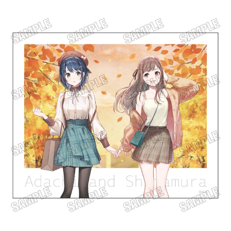 『安達としまむら』描き下ろしキャンバスアート【オータムコーデver.】