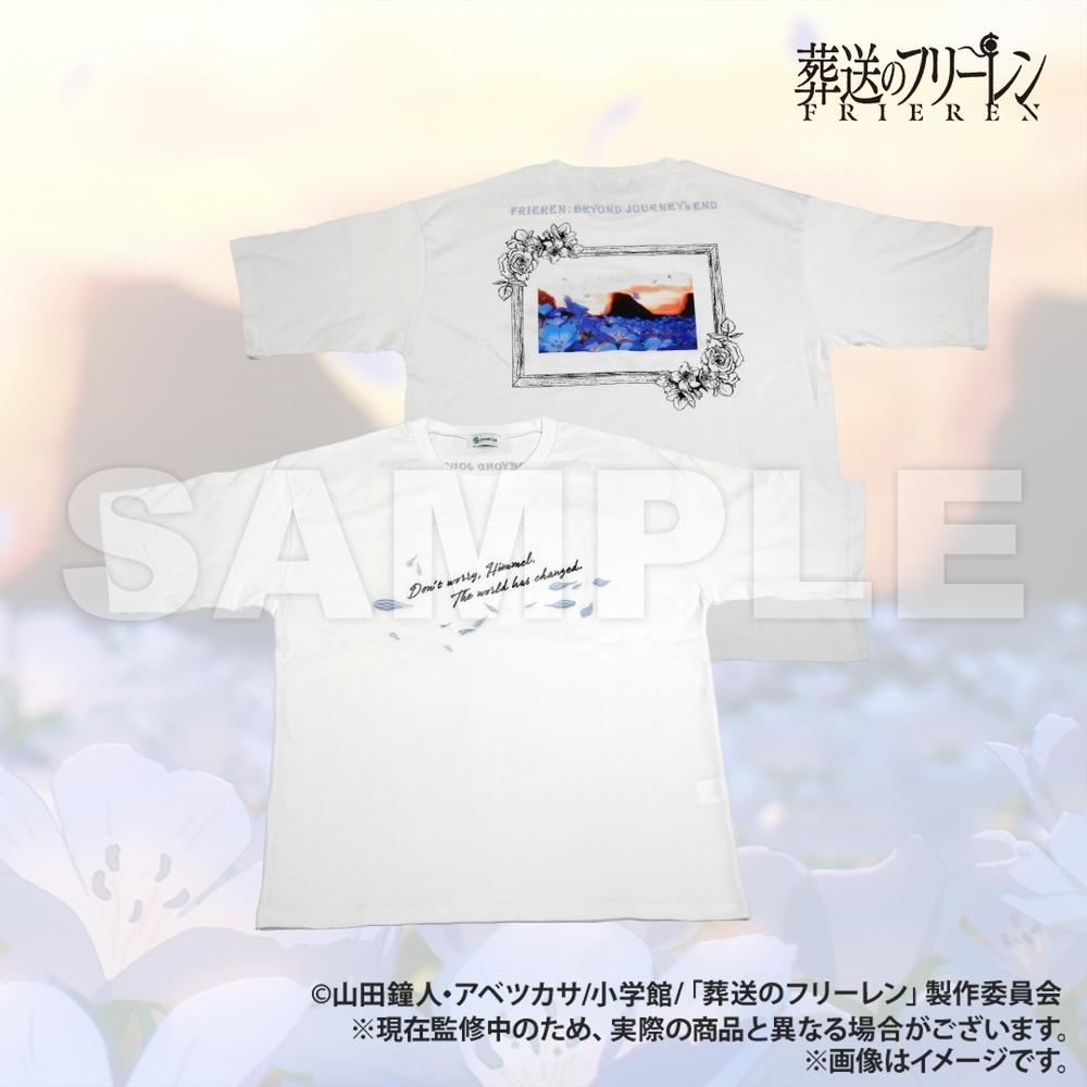 『葬送のフリーレン』AMICIS 蒼月草Tシャツ White XLサイズ
