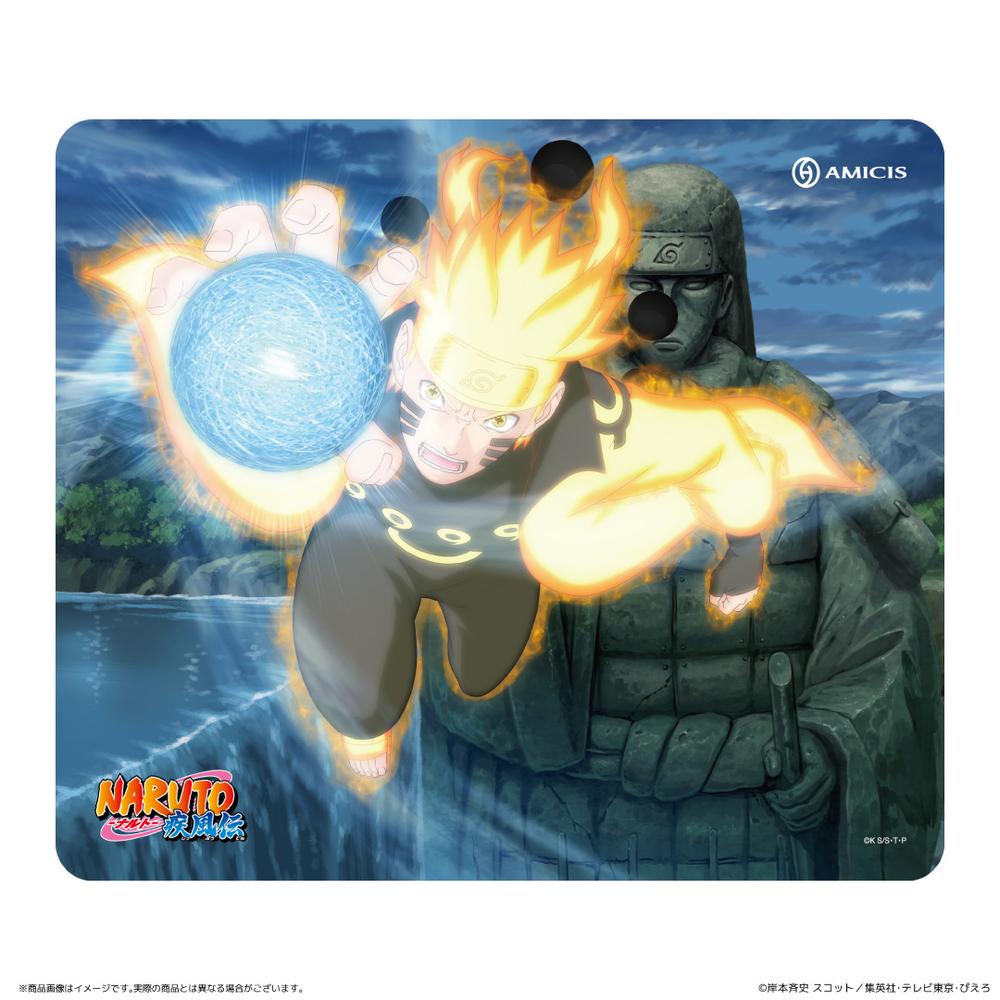 『NARUTO-ナルト- 疾風伝』| AMICIS ガラスマウスパッド  うずまきナルトEdition (限定描き下ろし)