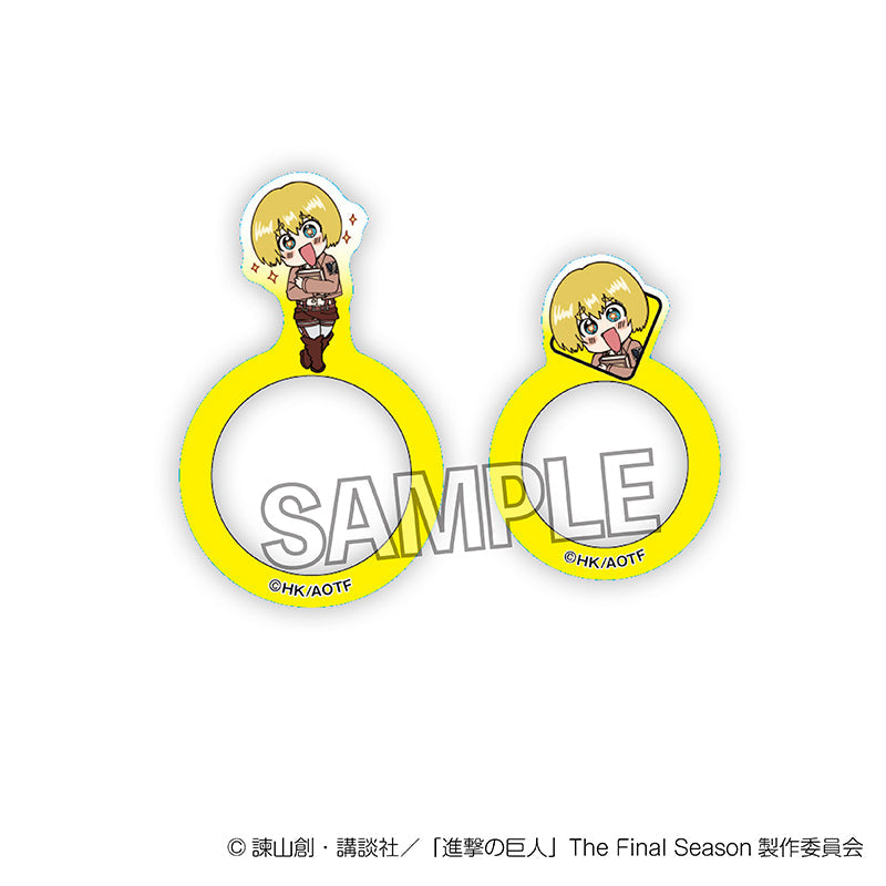 『進撃の巨人』DOTABATA!指の上の透明リング アルミン