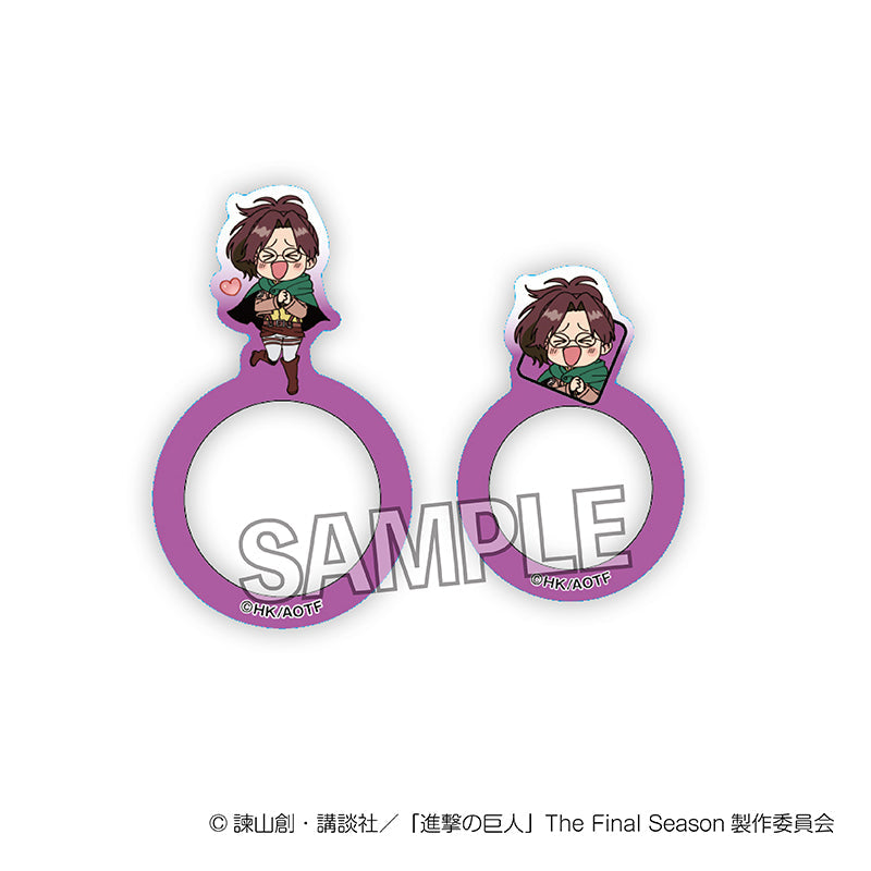 『進撃の巨人』DOTABATA!指の上の透明リング ハンジ