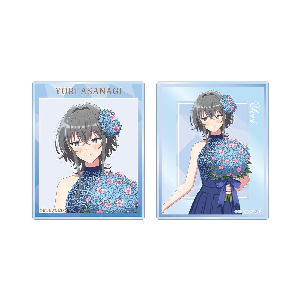 『ささやくように恋を唄う』描き下ろし 朝凪 依 花びらドレスver. アクリルカード2枚セット