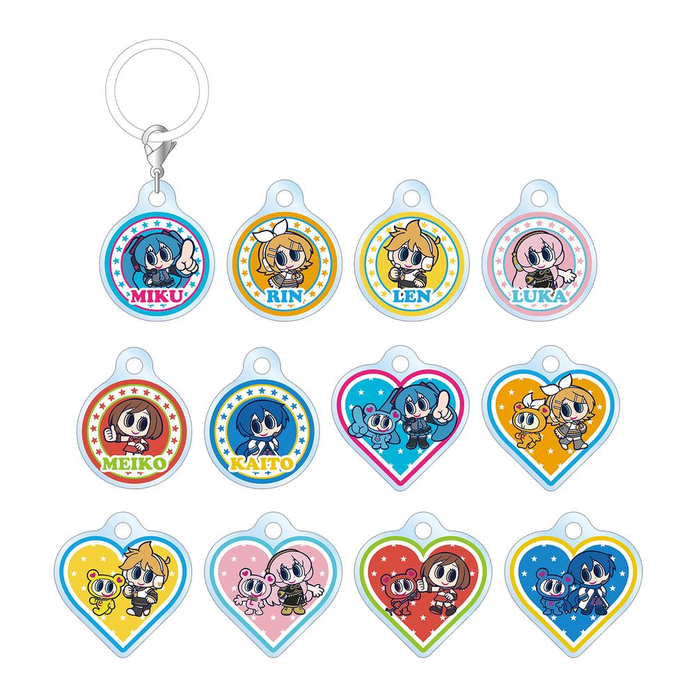 『初音ミク』ANGEL BLUEコラボ 描き起こし トレーディングアクリルチャーム(単位/BOX)