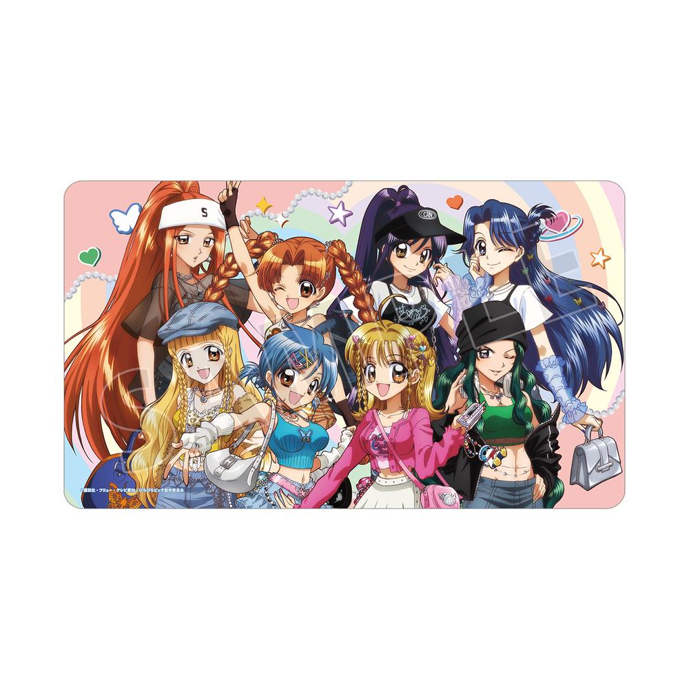 『ぴちぴちピッチ』描き下ろし 集合 Y2Kファッションver. マルチデスクマット ver.B