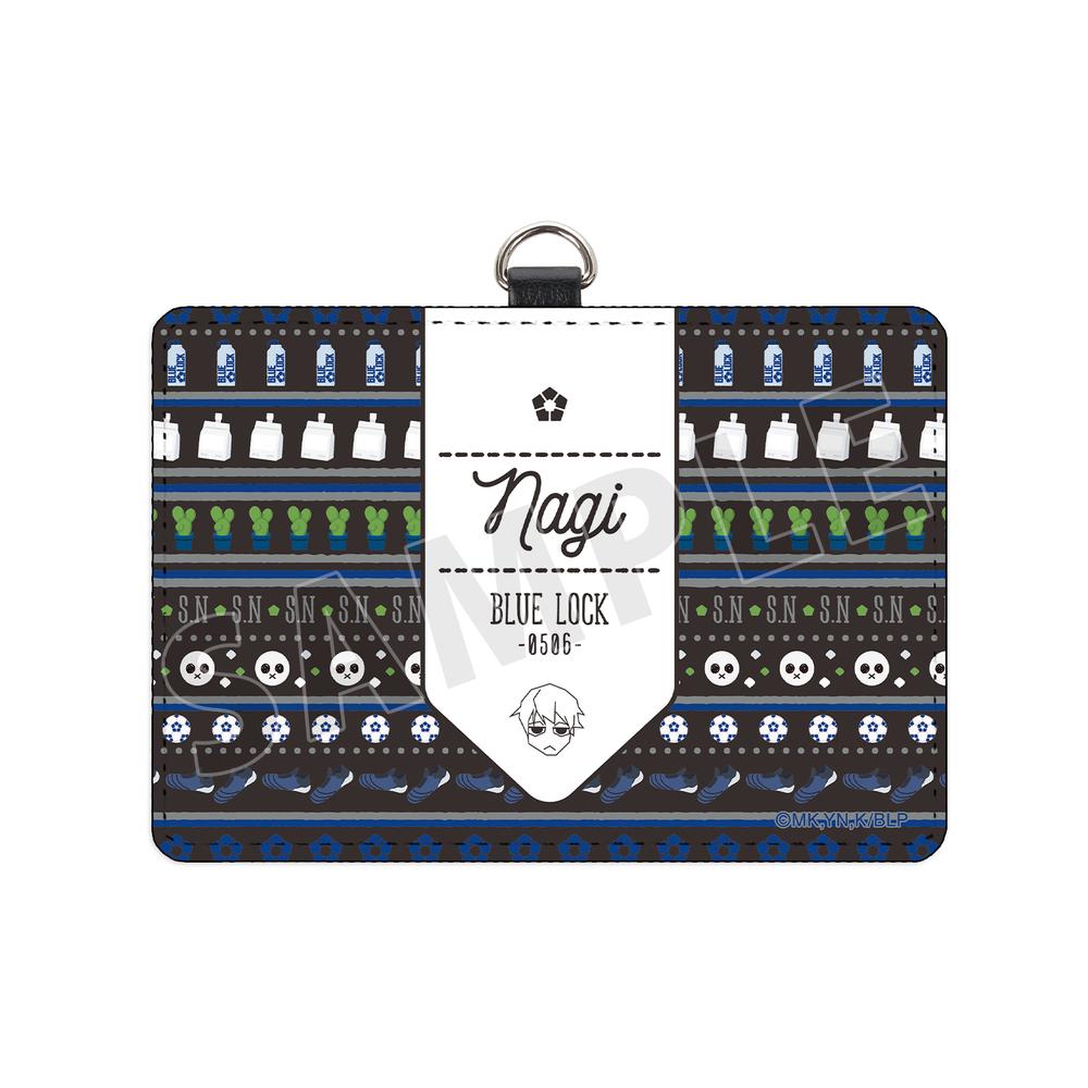 『ブルーロック』凪 誠士郎 ar-Unity モチーフ柄 ネックストラップ付き2ポケットパスケース