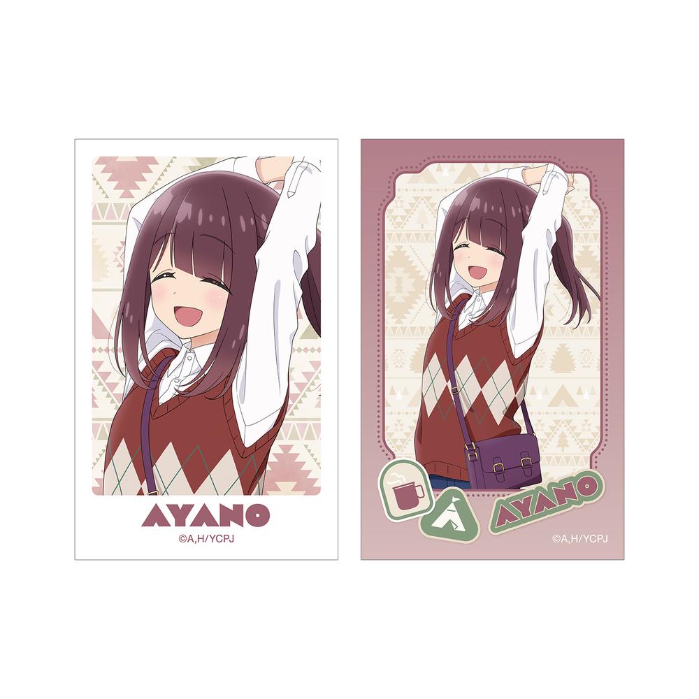『ゆるキャン△ SEASON3』描き下ろし 土岐綾乃 歩みver. イラストカード2枚セット