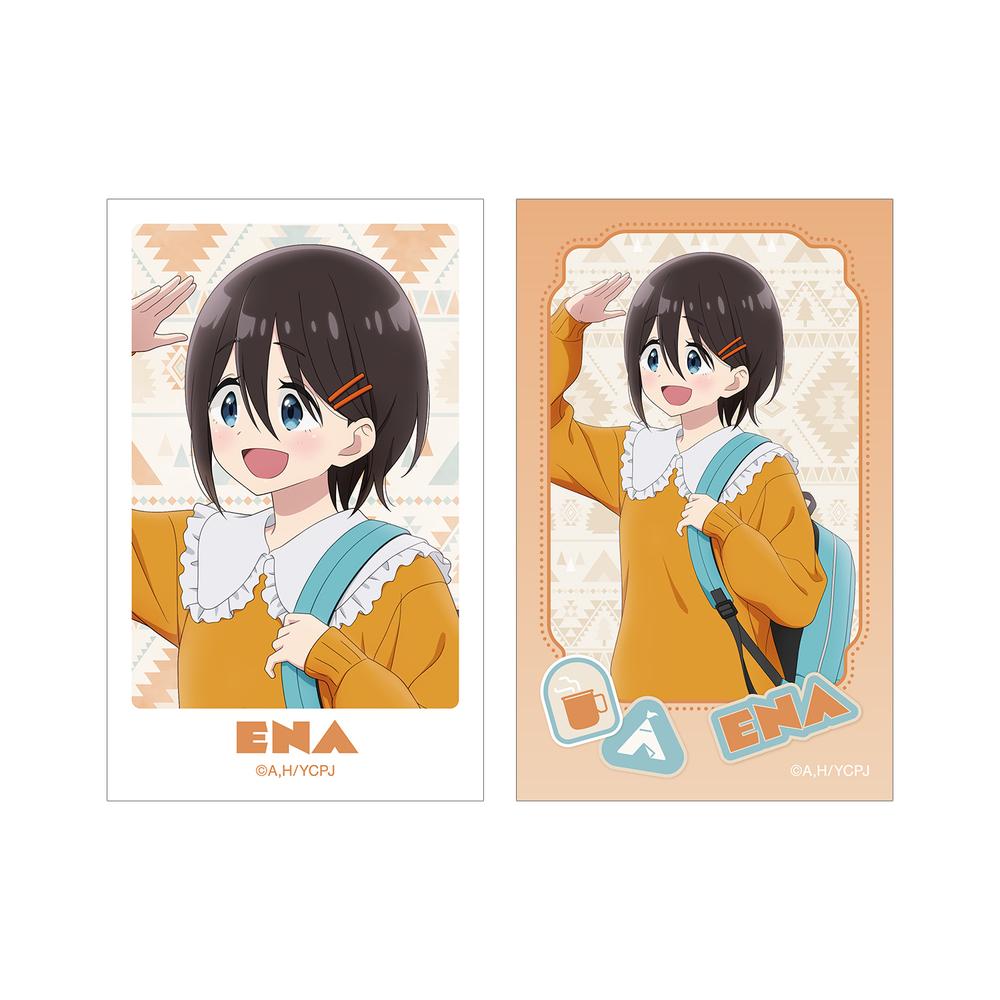 『ゆるキャン△ SEASON3』描き下ろし 斉藤恵那 歩みver. イラストカード2枚セット