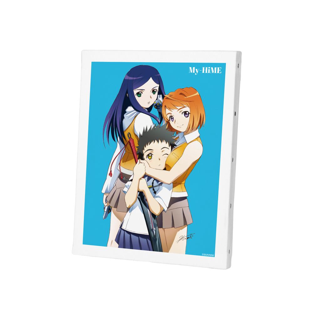 『舞-HiME』鴇羽 舞衣&玖我 なつき&美袋 命 ver.A F0号 キャンバスボード