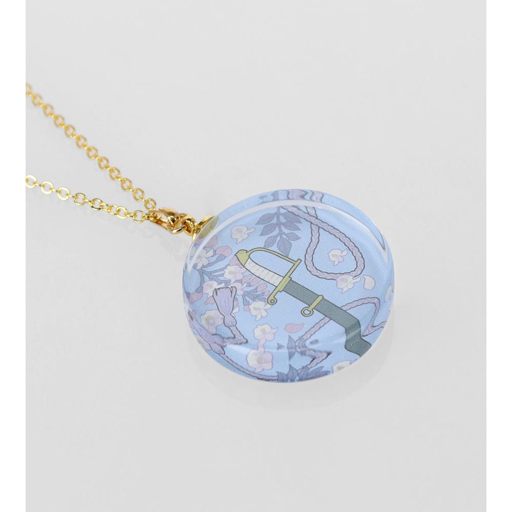 『わたしの幸せな結婚』久堂 清霞 モチーフ柄 ガラスネックレス