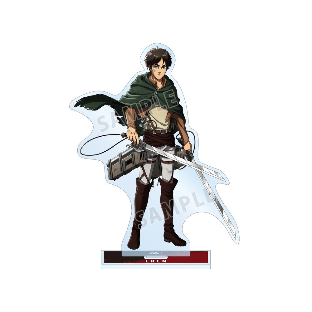 進撃の巨人 サンスター 当選品 エレン&リヴァイ ペアアクリル
