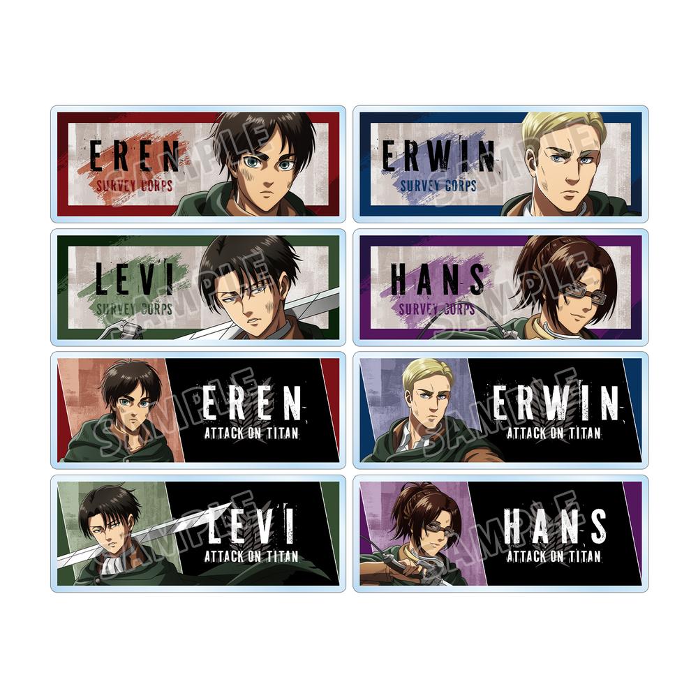 『進撃の巨人』描き下ろし 戦いの後でver. トレーディングアクリルネームプレート(単位/BOX)【202511再販】