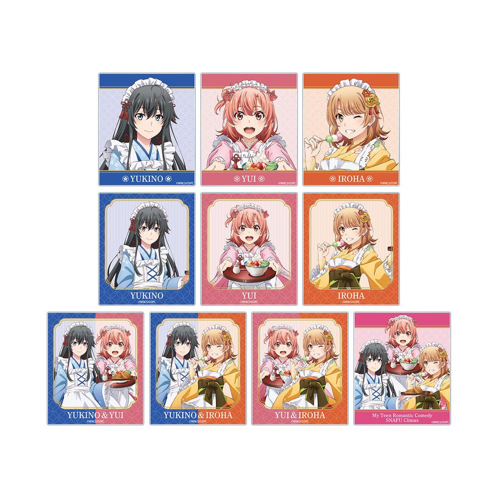 『やはり俺の青春ラブコメはまちがっている。完』描き下ろし 和風メイド服ver. トレーディングアクリルカード(単位/BOX)