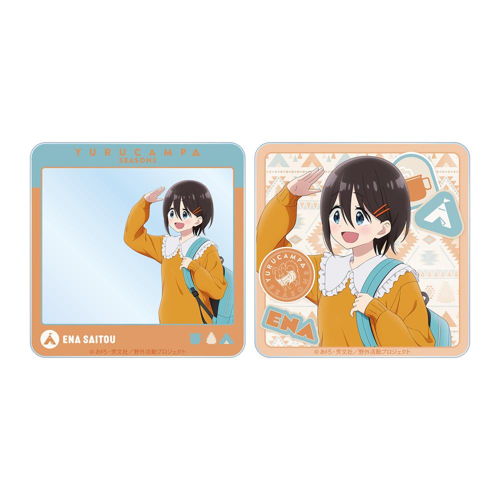 『ゆるキャン△ SEASON3』描き下ろし 斉藤恵那 歩みver. アクリルカード2枚セット