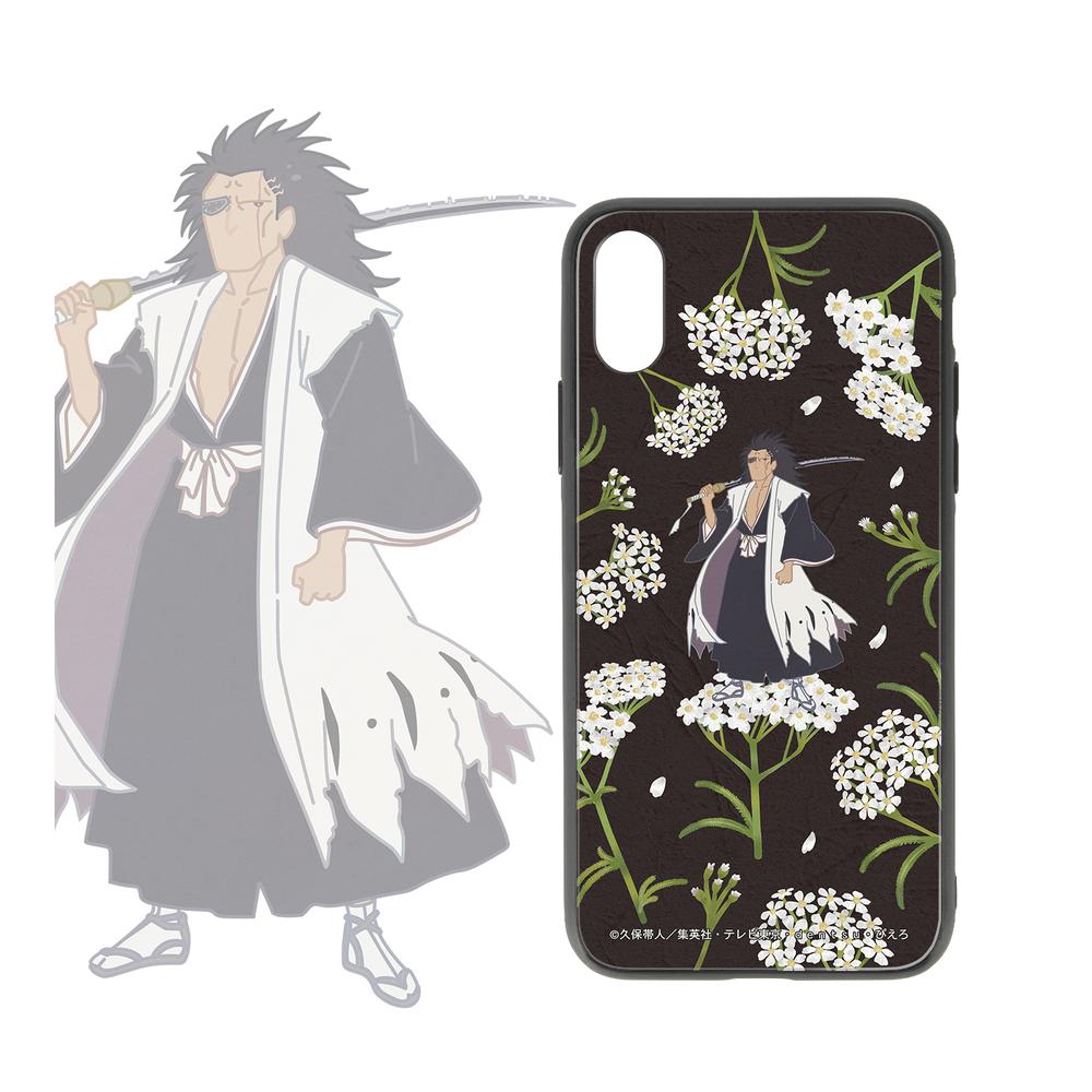 『BLEACH 千年血戦篇』更木剣八 Botania 角丸強化ガラスiPhoneケース