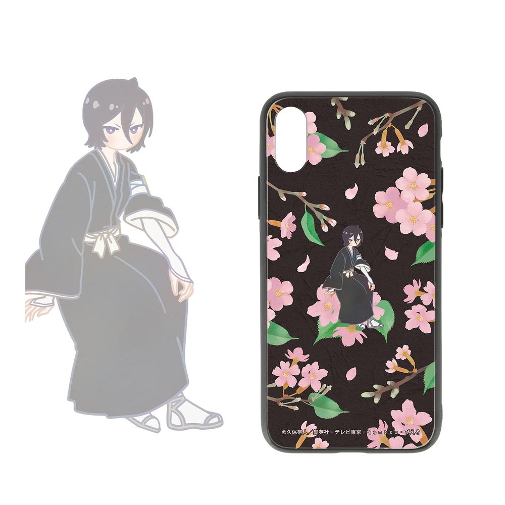 『BLEACH 千年血戦篇』朽木ルキア Botania 角丸強化ガラスiPhoneケース