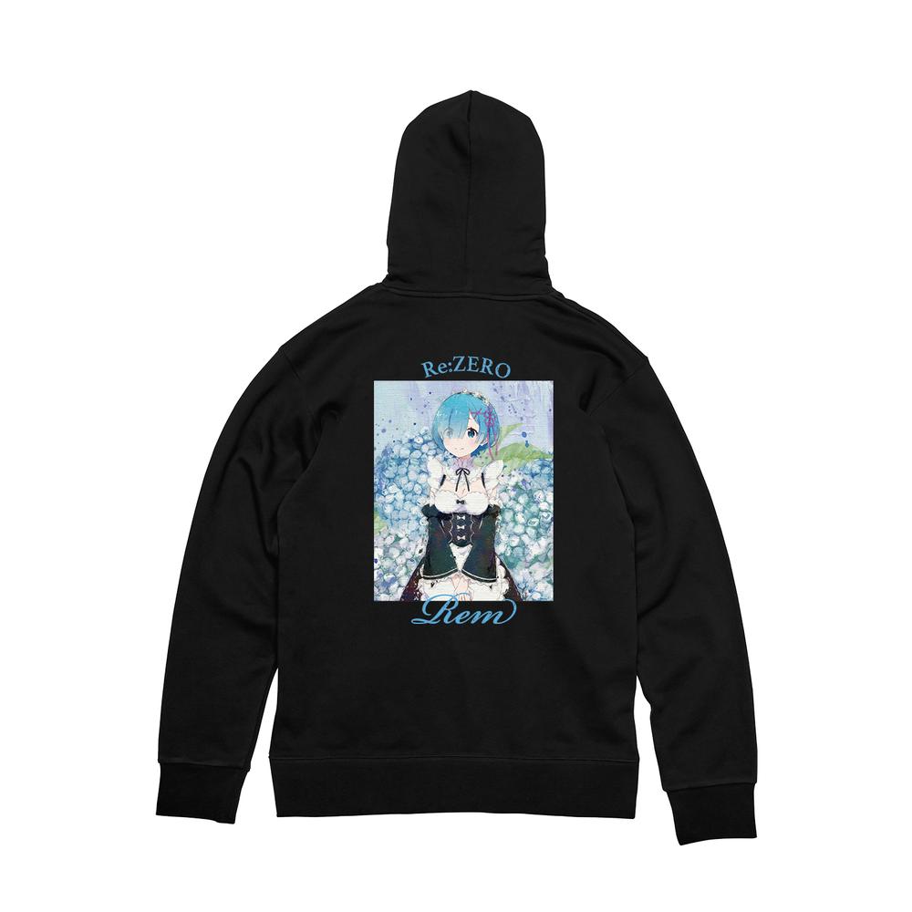 『Re:ゼロから始める異世界生活』レム grunge CANVAS バックプリントパーカーメンズ