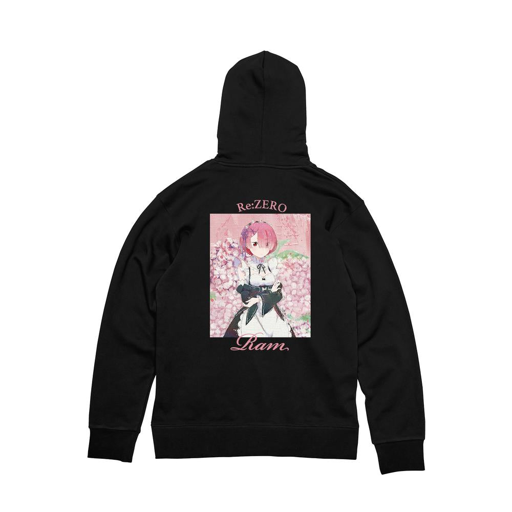 『Re:ゼロから始める異世界生活』ラム grunge CANVAS バックプリントパーカーメンズ