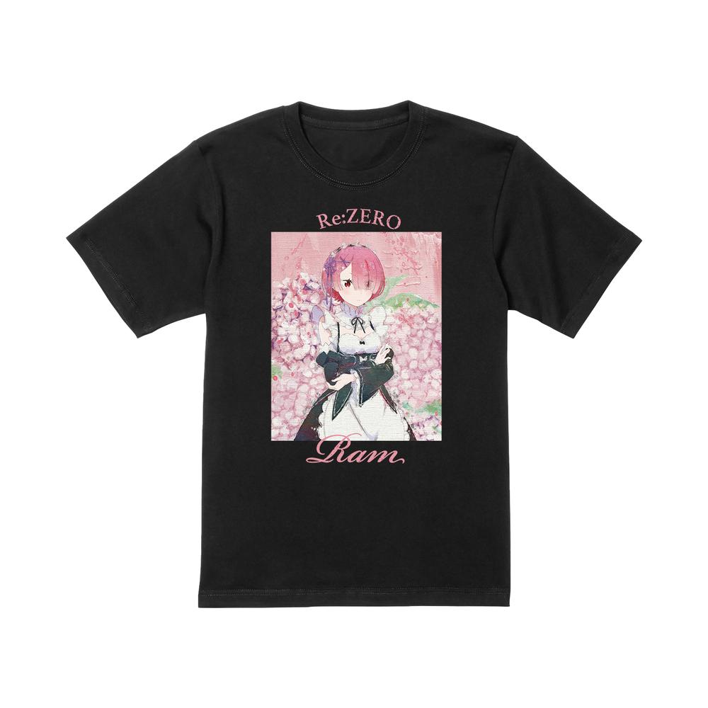 『Re:ゼロから始める異世界生活』ラム grunge CANVAS Tシャツレディース