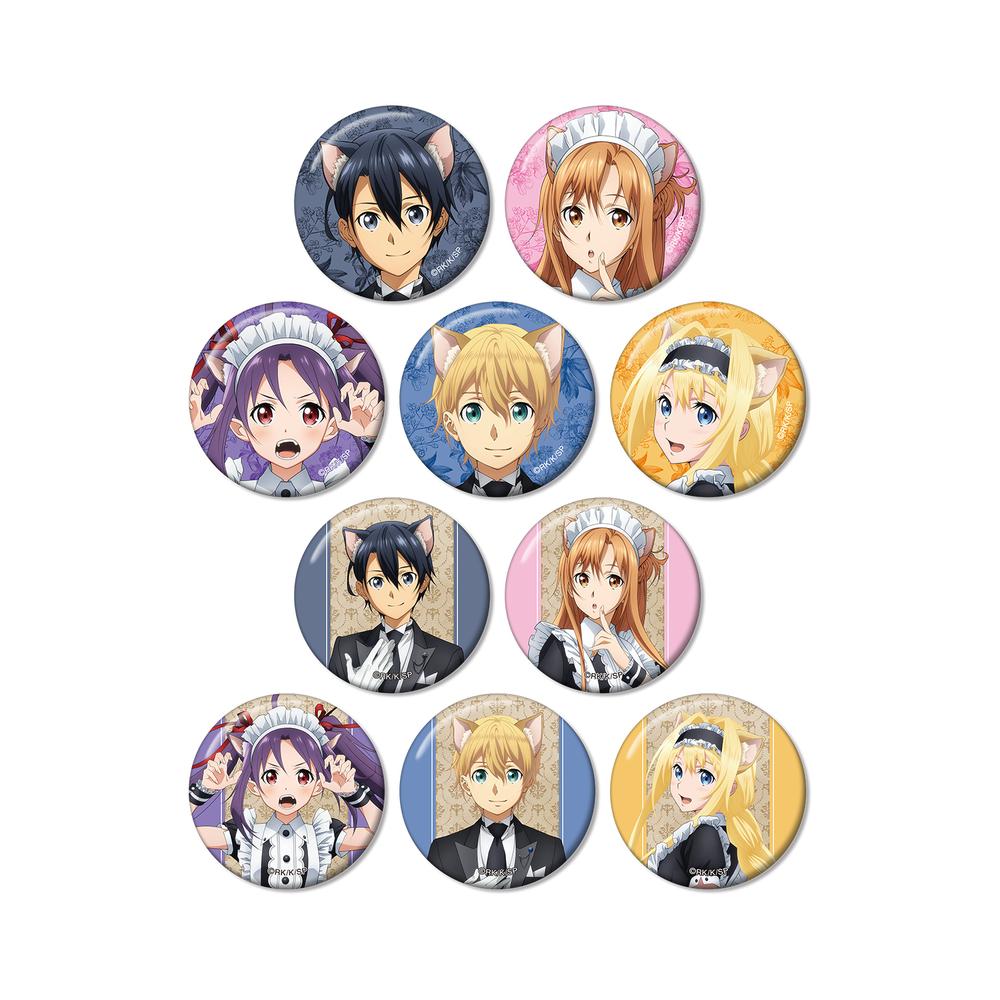 1点 アリス 缶バッジ ソードアート・オンライン SAO cafe OSAKA SAOゲーム攻略会議 2023 -CONNECTING- トレーディング缶バッジA