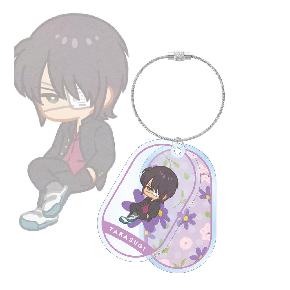 『3年Z組銀八先生』高杉晋助 Botania 2連ワイヤーBIGアクリルキーホルダー