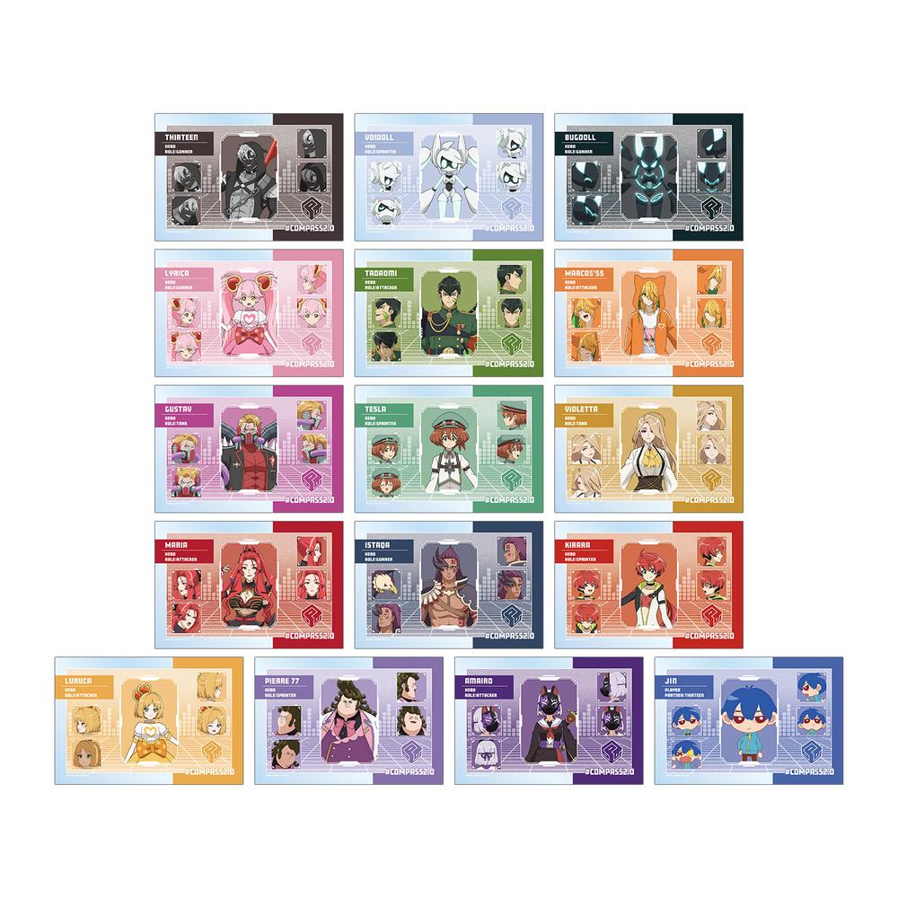 『#コンパス2.0 戦闘摂理解析システム』トレーディングクリアカード ver.A(単位/BOX)