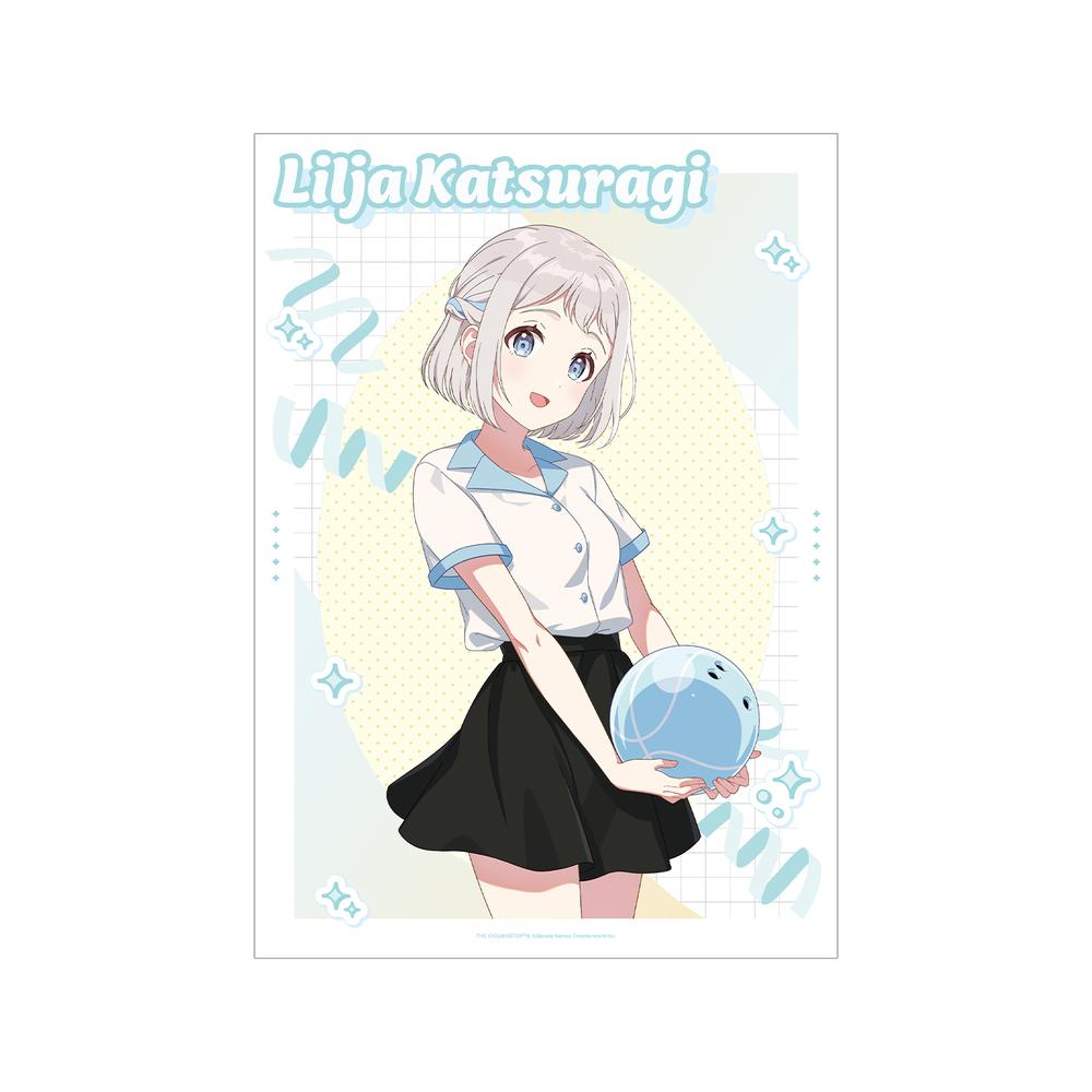 『学園アイドルマスター』描き下ろし 葛城リーリヤ ボウリングシャツver. A3マット加工ポスター