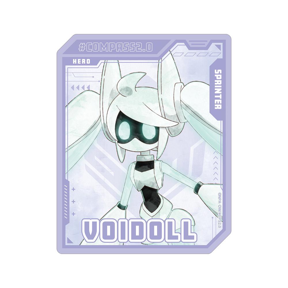 『#コンパス2.0 戦闘摂理解析システム』描き下ろし Voidoll 歩みver. ダイカットステッカー