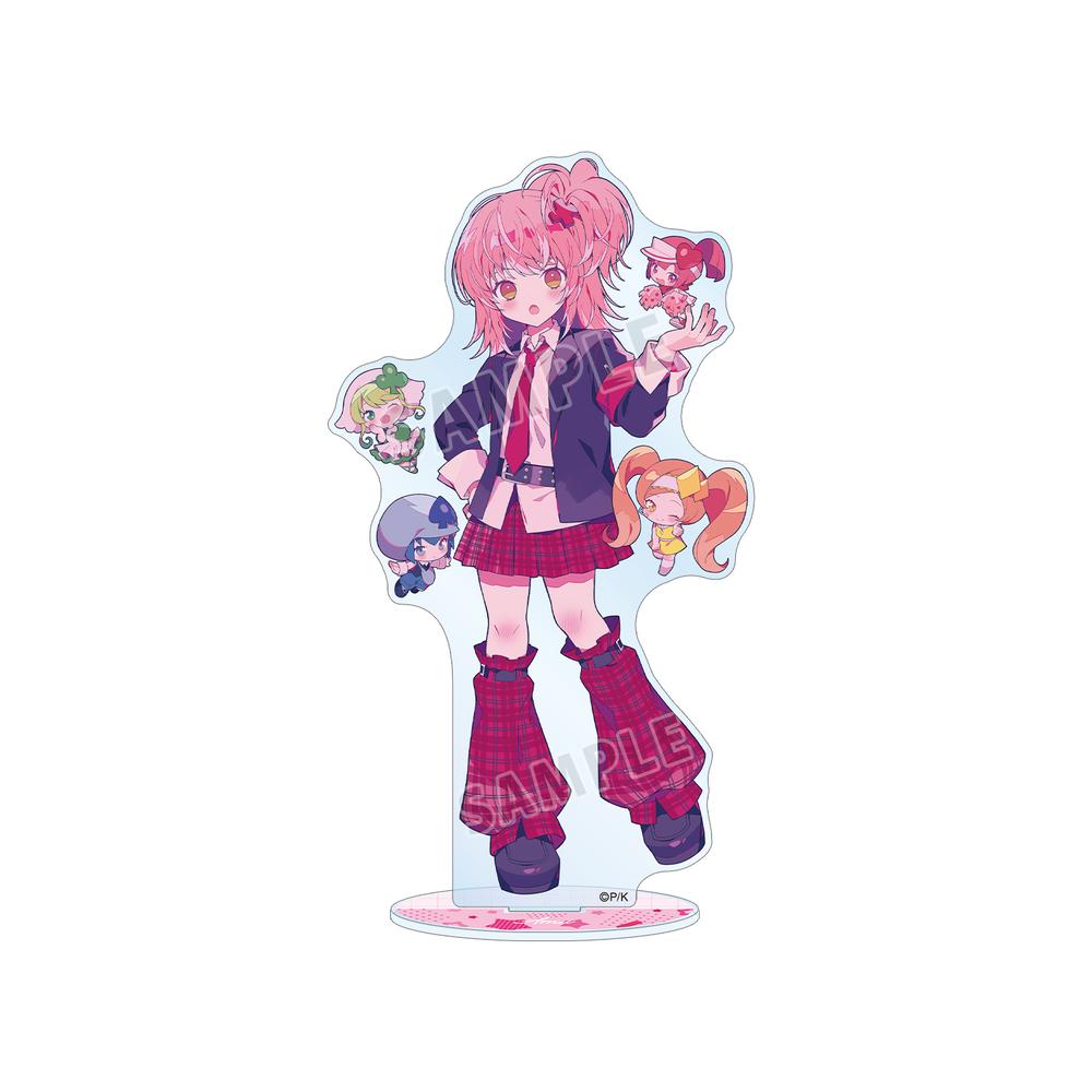 しゅごキャラ　日奈森あむ　制服　キャラなり　BIGアクリルスタンド　夢ノ内 しゅごキャラ!』夢ノ内さんイラスト 日奈森 あむ 制服ver. BIG