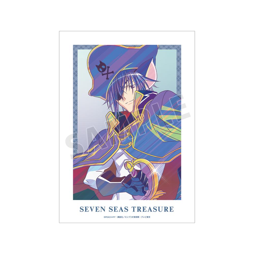 『しゅごキャラ!』セブンシーズトレジャー Ani-Art clear label A3マット加工ポスター【202601再販】