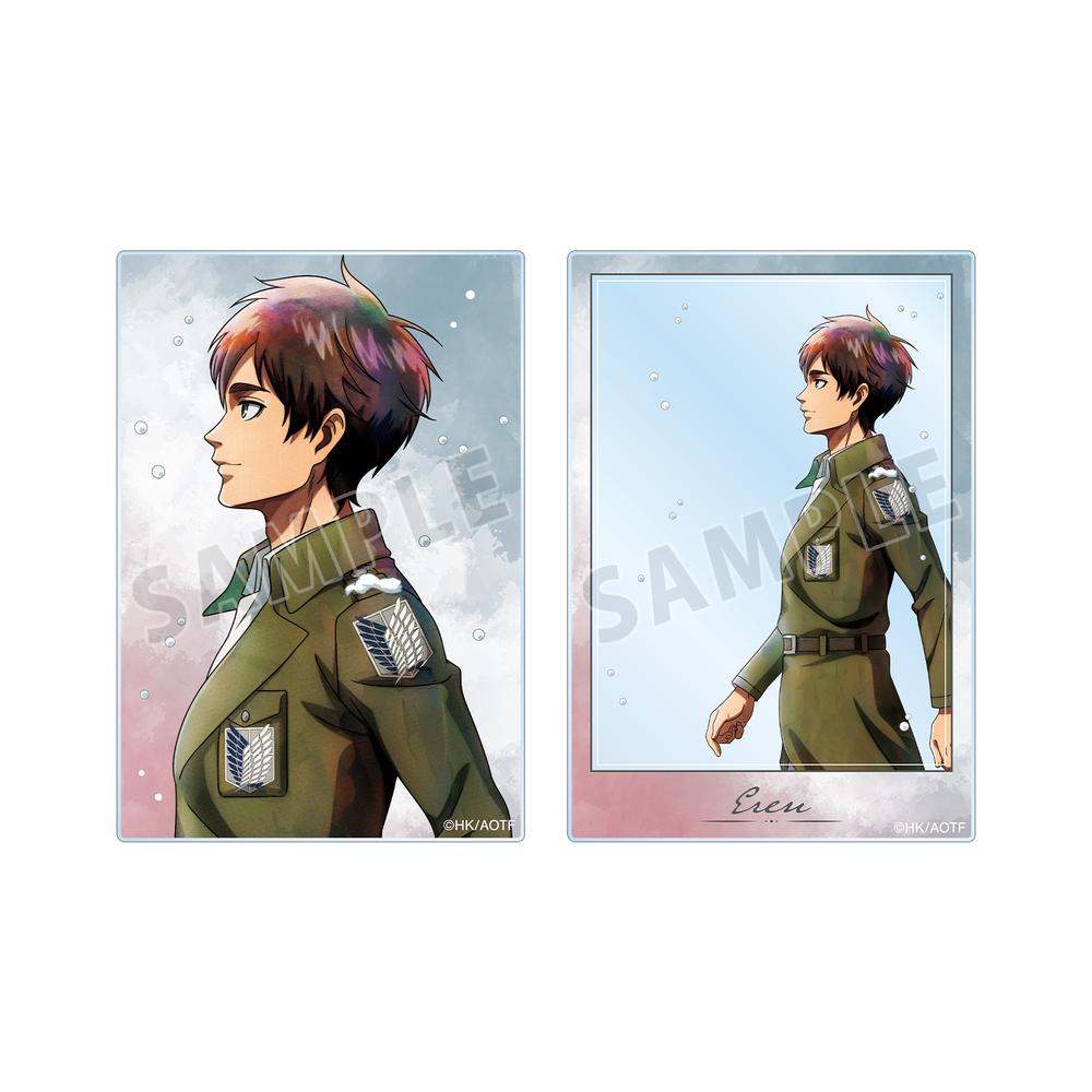 『進撃の巨人』描き下ろし エレン 冬の歩みver. アクリルカード2種セット