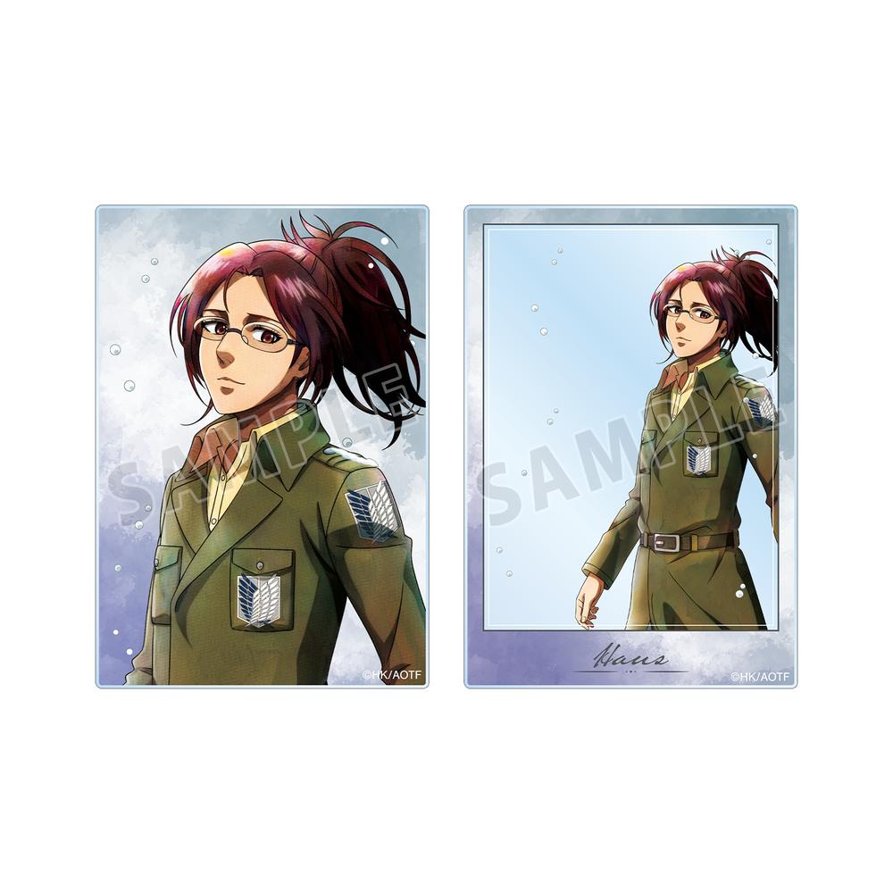 『進撃の巨人』描き下ろし ハンジ 冬の歩みver. アクリルカード2種セット【202511再販】