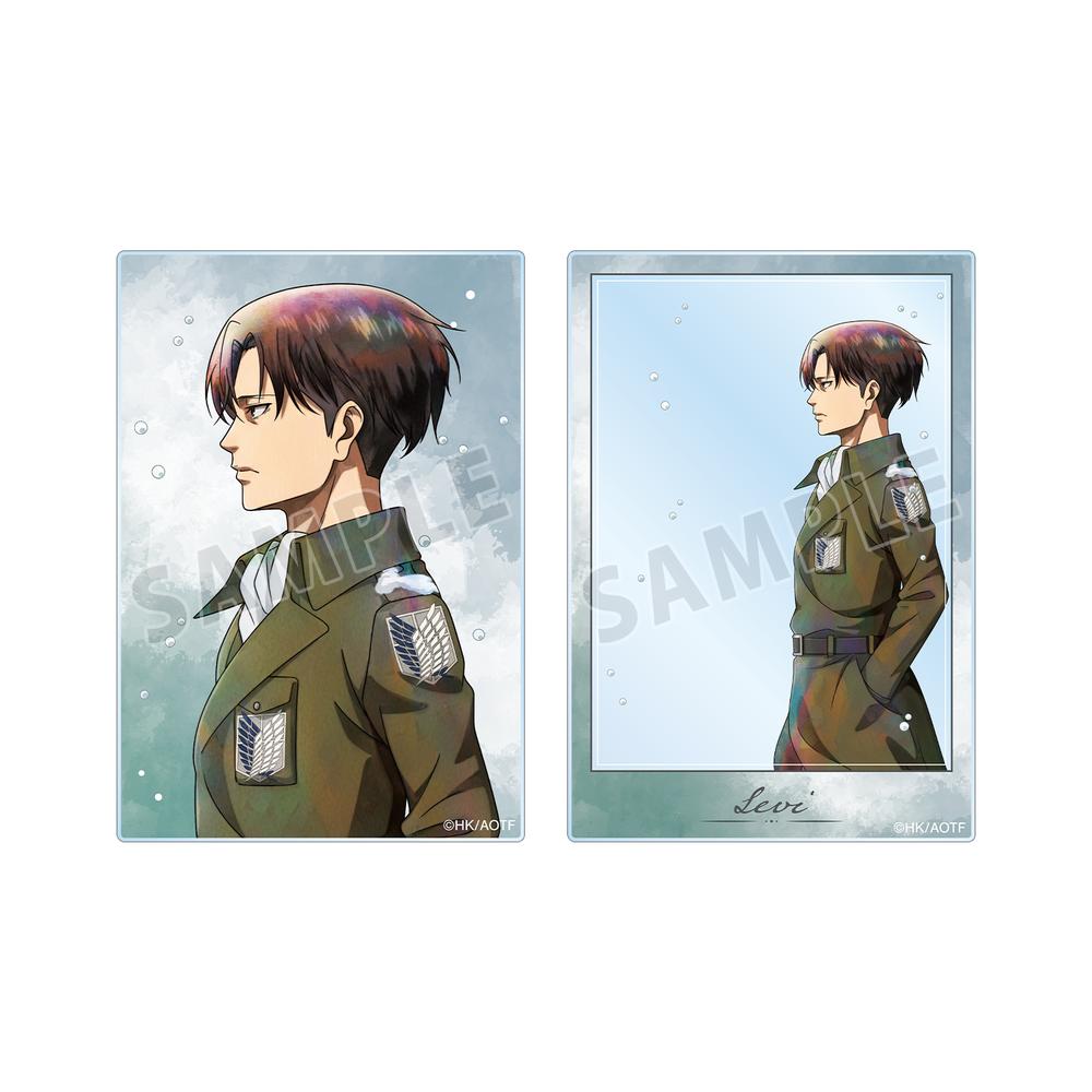 『進撃の巨人』描き下ろし リヴァイ 冬の歩みver. アクリルカード2種セット【202511再販】