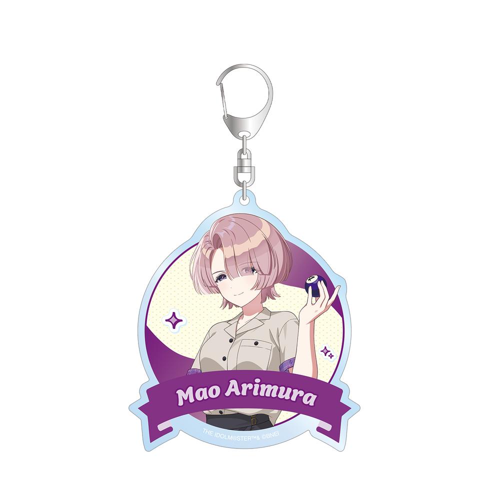 『学園アイドルマスター』描き下ろし 有村麻央 ボウリングシャツver. BIGアクリルキーホルダー