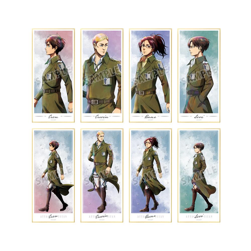 『進撃の巨人』描き下ろし 冬の歩みver. トレーディングスタンド付き色紙(単位/BOX)【202511再販】