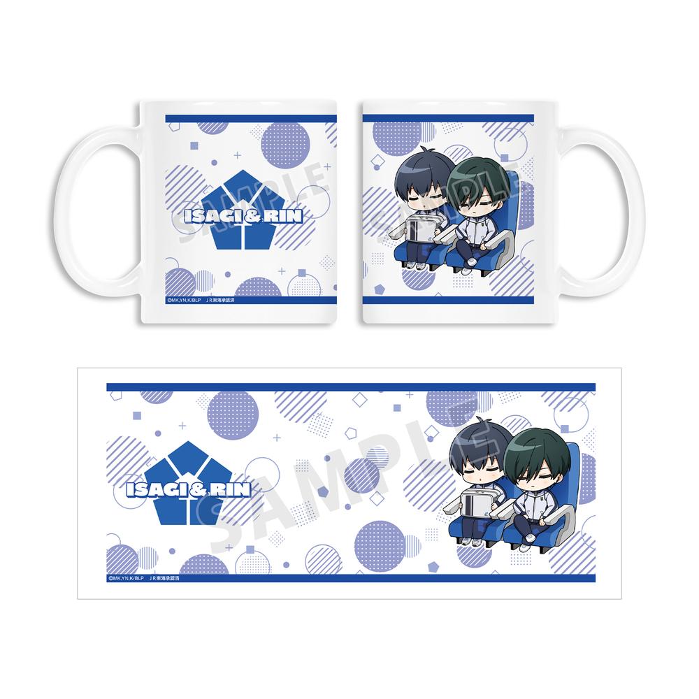 『ブルーロック』潔 世一&糸師 凛 ちびキャラ 新幹線でうたたねver. マグカップ【202601再販】
