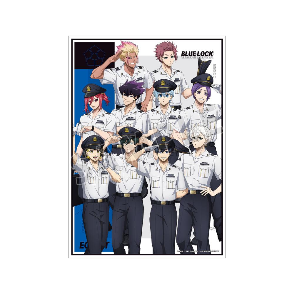 『ブルーロック』描き下ろし 集合 駅員ver. A3マット加工ポスター