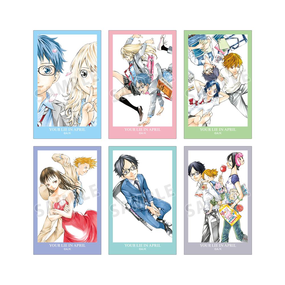 『四月は君の嘘』イラストカード6枚セット ver.A
