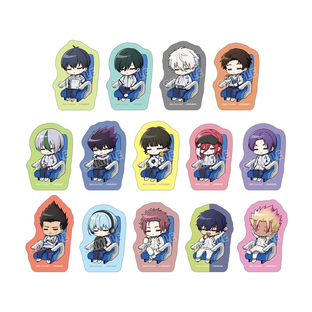 『ブルーロック』ちびキャラ 新幹線でうたたねver. フレークシール