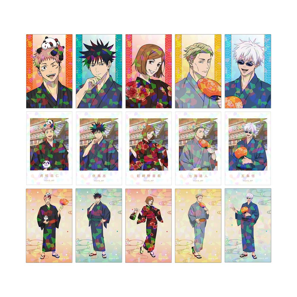 『呪術廻戦』描き下ろし 浴衣ver. トレーディングホログラムビジュアルカード(単位/BOX)