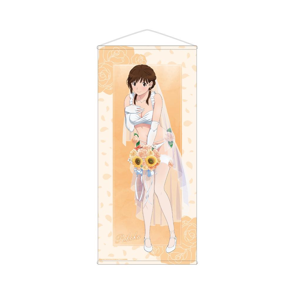 『アマガミSS+plus』描き下ろし 桜井梨穂子 ウェディング水着ver. ほぼ等身大タペストリー