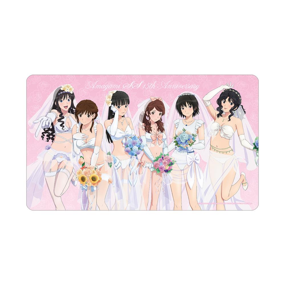 『アマガミSS+plus』描き下ろし 集合 ウェディング水着ver. マルチデスクマット【202602再販】